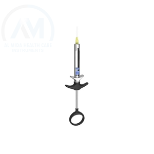 Jeringa Quirúrgica Dental de Acero Inoxidable, Manual, Al Mida, Instrumento Dental con Certificación CE Clase II ISO13485, Fácil Agarre - Product Image 1