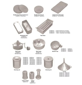 Top Quality <b>Needle</b> <b>Case</b>-Round Hollowware Sterile & Organized Stainless Steel Instrument | sutur kitmedic By Mahfooz instrument - Product Image 1