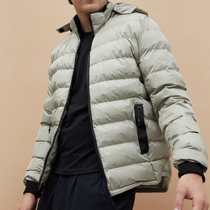 Long <b>padded</b> puffer jacket elegant design perfect for casual streetwear and winter outdoor use Puffer Jacket - Product Image 3