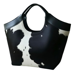 Exclusive Cowhide Tote Bag <b>Large</b> - Carryall Cowhide Tote Shoulder Bag - Western Cowhide <b>Purse</b> - Product Image 1