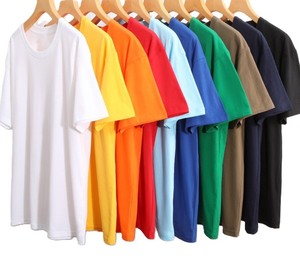 เสื้อยืด CVC ผ้าคอตตอนหวี 180 กรัม ทรงหลวม สวมใส่สบาย ไซส์พลัส รับผลิตตามแบบ ปักโลโก้ตามสั่ง ราคาโรงงานจากบังกลาเทศและจีน - Product Image 2