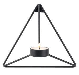 Support décoratif haut en métal pour bougies, idéal pour les centres de table de mariage - Product Image 6