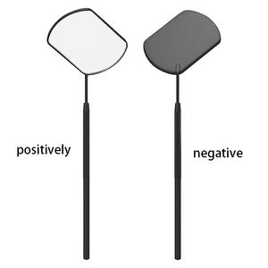 Espejo de Pestañas de Acero Inoxidable de 2 Piezas para Extensiones de Pestañas, Herramienta de Belleza en Forma de Corazón con Diseño Duradero - Product Image 6