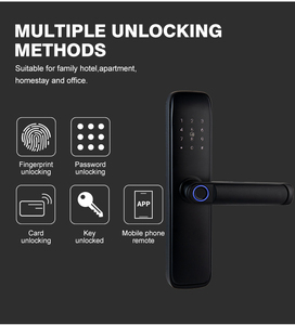 Cerradura Inteligente para Puerta Zigbee Bluetooth 5.0 Homekit, Desbloqueo por Huella Dactilar, Cerradura Inteligente para Puerta Interior para <span class=keywords><strong>Mr</strong></span> Aqar, Tarjeta Clave, Cerradura para Puerta Homekit - Product Image 5