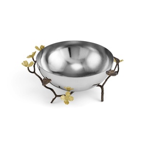 Bol à fruits en aluminium, centre de table moderne, luxe décoratif, or, écologique, durable, 2026 Saleem International - Product Image 5