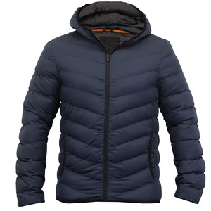 Chaqueta Acolchada de Invierno para Hombre, con Capucha, Logotipo Frontal, Resistente, de la Mejor Calidad, Tejida - Product Image 1
