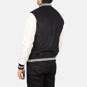 Chaquetas Universitarias de Tallas Grandes al por Mayor, Chaquetas Varsity Lisas con Logotipo Personalizado, Chaquetas Letterman Lisas para Hombre - Product Image 2