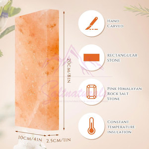 Ladrillos de Sal Rosa del Himalaya Natural, Ladrillos de Sal del Himalaya Sólidos, Ladrillos de Sal del Himalaya de Larga Duración para Diseño de Interiores - Product Image 2