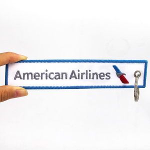 Porte-clés en tissu brodé avec logo de marque personnalisé, anime, pour cadeaux promotionnels, autres bijoux - Product Image 2