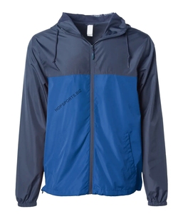 Fabricant et fournisseur de vestes coupe-vent personnalisées, veste coupe-vent à capuche pour homme, revêtement PU, fermeture éclair, poignets élastiques, décontractée - Product Image 5