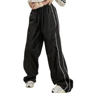 Service OEM/ODM – Pantalon de jogging surdimensionné personnalisé à jambe large en coton pour femme et homme - Product Image 1