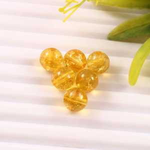 10mm Natural Citrine Smooth Round <b>Balls</b> Healing <b>Spheres</b> Loose Gemstone Jewelry Making Wholesale Lot - Product Image 1