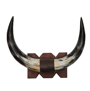 Luxury Design Buffalo Horn <b>Decorative</b> Pair Eco-Friendly High Selling <b>decor</b> Animal Buffalo Horn Pair - Product Image 4