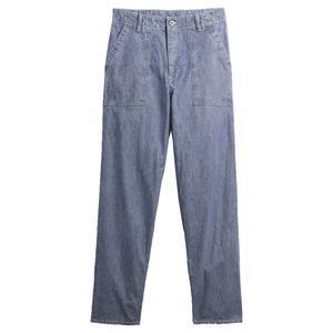 Pantalon évasé élégant pour homme de haute qualité, jean délavé, vente en gros, jean stretch, pantalon en denim coupe droite ajustée pour homme, grandes tailles - Product Image 1