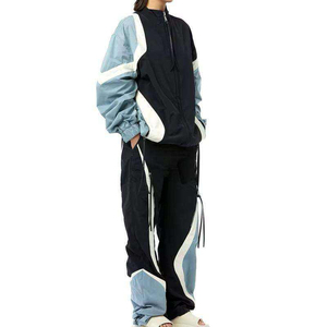 LOW MOQ Sublimated Windbreaker <b>Tracksuits</b> Casual Summer Breathable Waterproof Affordable Nylon <b>Tracksuits</b> - Product Image 5