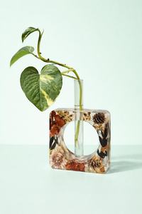 Best Selling Modern <b>Clear</b> Resin Tube Flower pot Resin <b>Vases</b> Available Home Decor Resin Flower <b>Vase</b> - Product Image 6
