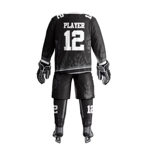 Professional Manufacturer Team Wear Design Ice Hockey Uniform Lightweight Material Jersey Set For Competitive Game Performance - Product Image 3