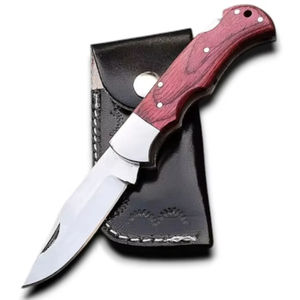 Navaja de Bolsillo Plegable EDC de Acero Inoxidable Hecha a Mano de Alta Calidad, para Caza, Camping, Búsqueda y Rescate, Afilada como una Navaja, Profesional - Product Image 1