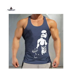<b>Men</b> <b>Singlets</b> Plus Size Hip Hop Y-Back Sleeveless Muscle Vest Knitted Print 2024 High Quality Body Building - Product Image 3