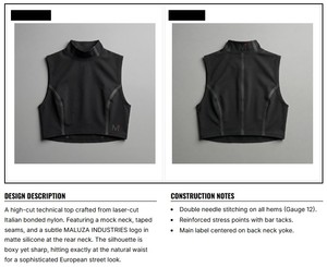 MALUZA INDUSTRIES Top Corto Premium de Invierno para Mujer, 100% Algodón, Tejido de Rizo, Manga con Estampado Puff, Logotipo Frontal, Transpirable - Product Image 5