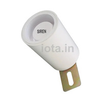 MCR115 24V PIZEO Triangle d'avertissement en métal blanc