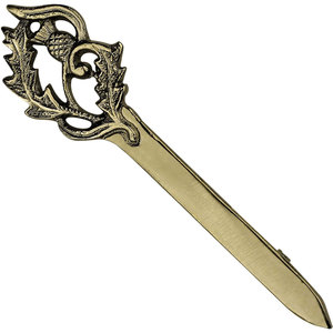 Espada Antigua Thistle Sword, Pin Decorativo Tradicional Escocés para Kilt, Accesorio Tradicional Irlandés, Metal de Alta Calidad, Venta al por Mayor - Product Image 1