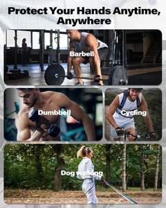 Guantes Ligeros para Gimnasio, Levantamiento de Pesas, Ciclismo, Ejercicio, Dominadas, Fitness, Escalada y Remo, Guantes de Entrenamiento para Hombre - Product Image 5