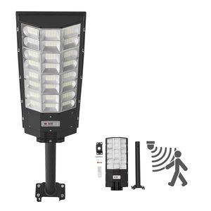 Lampione Solare da Esterno 8000W, Faretto LED 450.000LM con Sensore di Movimento Crepuscolare per Parcheggi, Certificato CCC - Product Image 1