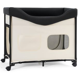 XL lettino rialzato per animali domestici letto pieghevole a castello con ruote e borse laterali Comfort per il tuo amico peloso - Product Image 1