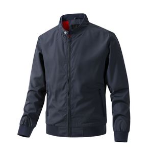 Chaquetas bomber de poliéster 100% para hombre, con impresión de logotipo personalizado, mangas largas, chaquetas bomber con logotipo personalizado en venta - Product Image 6