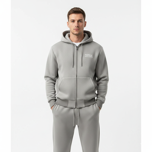 Conjunto de Sudadera con Capucha y Pantalones Deportivos con Pedrería, Ecológico, Tallas Grandes, Personalizado, de la Marca Ranzia Industry, Fabricante Mayorista de Ropa Urbana - Product Image 1