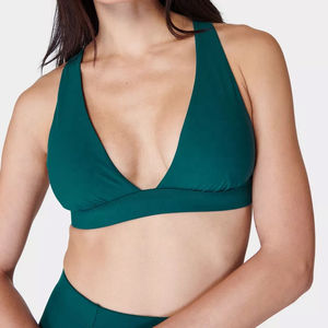 <b>Wire</b> Free 3/4 Cup Removable Padded Cups Women's Comfort <b>Bra</b> Set Soft Breathable Everyday Wear Yoga Fitness Lingerie Set - Product Image 2