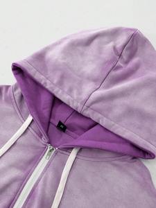 Sudadera con capucha extragrande para hombre, estilo premium, lavada al ácido, informal, para gimnasio, ropa urbana, tejido grueso, para invierno - Product Image 6