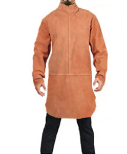 Premium Quality Heavy Duty Apron Long Sleeves Leather Welding Suit Spark Heat Resistant Cleaning Tools <b>Accessories</b> for Welders - Product Image 6