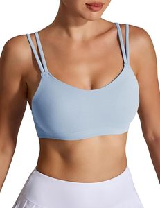 Soutien-gorge de sport à compression à séchage rapide pour femmes avec bande élastique douce pour la course à pied, l'entraînement, le yoga, la remise en forme et les performances athlétiques - Product Image 1