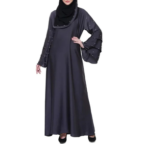 Robes traditionnelles musulmanes ouvertes personnalisées, dupattas sur mesure, vêtements décontractés en nylon pour femmes, longueur cheville, design islamique modeste - Product Image 6