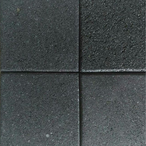 Pierre de lave noire naturelle indonésienne 10x10cm pour la construction d'intérieurs ou de piscines pour applications extérieures - Product Image 6