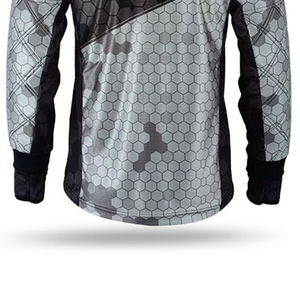 เสื้อเจอร์ซีย์เพนท์บอลแบบมีฟองน้ำบุ ราคาประหยัด พร้อมดีไซน์ที่หลากหลายสวยงาม  สามารถปรับแต่งได้ตามต้องการ  รุ่นล่าสุด เสื้อเพนท์บอลแบบสั่งทำได้เต็มรูปแบบ - Product Image 4