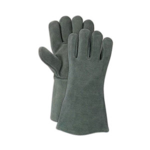 Welding <b>Gloves</b> Leather Heat Resistant Fire Custom Logo Welding <b>Gloves</b> Hand Protection Welding <b>Gloves</b> - Product Image 1