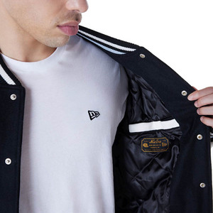 Chaqueta de Béisbol Personalizada con Logotipo Bordado para Hombre, Chaqueta Bomber de Lana con Letras Bordadas, Estilo Letterman, Superventas - Product Image 5