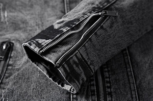 Denim <b>Jacket</b> <b>Mens</b> Winter Plus <b>Velvet</b> Warm Jeans Coat Fashion Classic Retro Slim Denim <b>Jacket</b> Casual Denim <b>Men</b> Clothing - Product Image 3