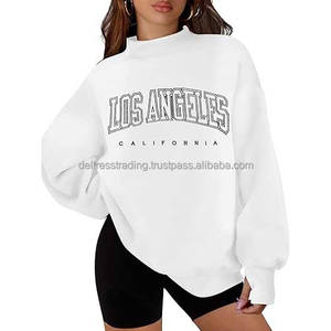 Sudaderas de Invierno para Mujer, Manga Larga, Tejidas, con Logotipo Frontal Personalizado, Colores Personalizables, Cuello Alto, Alta Calidad, a la Moda - Product Image 3