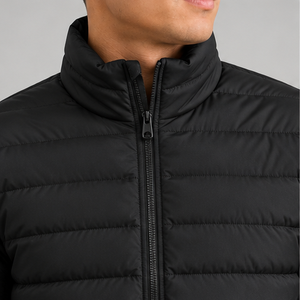 Men's <b>Black</b> <b>Windbreaker</b> Jacket Hooded Windproof Breathable Quick Dry Polyester/Nylon Streetwear Winter Zipper Front Regular Fit - Product Image 4
