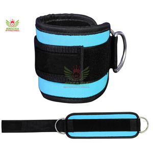 Sangle de cheville rembourrée réglable pour bandes de résistance, fixation robuste et respirante pour câble de gym - Product Image 1