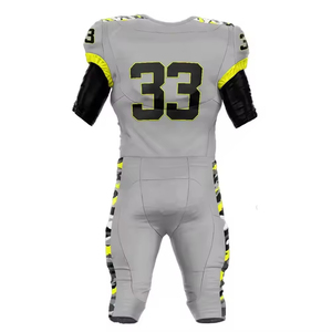 Ensemble d'uniformes de football américain pour jeunes, impression par sublimation de haute qualité, maillot personnalisé avec logo, uniformes de football américain réversibles - Product Image 2