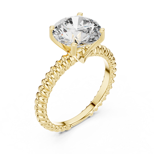 Yellow Gold Plated 925 Sterling Silver Moissanite <b>Diamond</b> <b>Ring</b> Wholesale Jewelry Manufacturer Supplier - Product Image 4