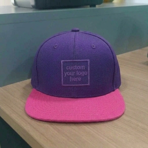 Casquette Snapback 6 Panneaux Broderie Tissée Personnalisée OEM, Visière Plate Structurée, Faible MOQ, Fabricant de Coiffes ODM - Product Image 3