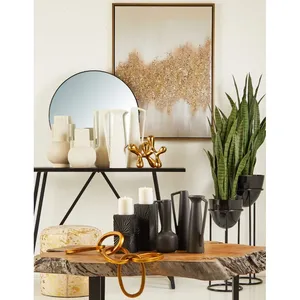 Escultura de Hierro Moderna y Lujosa, Centro de Mesa Decorativo para Hoteles de Lujo, Villas de Diseño, Oficinas Corporativas y Residencias Premium - Product Image 5