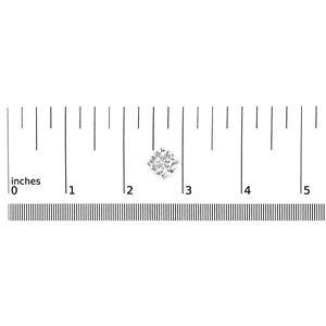 Pendientes Solitarios Clásicos de 4 Puntas, Plata de Ley .925 con Diamante Moissanita Cultivado en Laboratorio con Corte Brillante Redondo - Product Image 5