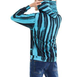 Sweat à capuche unisexe d'hiver de haute qualité, couleur unie, design tendance, tie-dye, séchage rapide, respirant, en polaire - Product Image 4